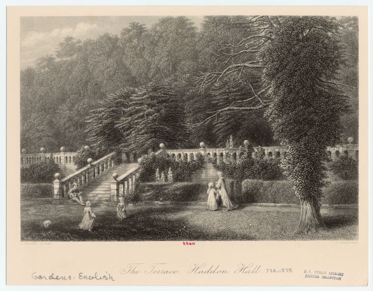 The Terrace, Huddon Hall.