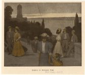 "Evening in Riverside Park". The New York Public Library Digital Collections. 1909.